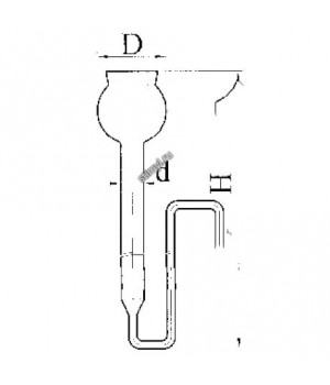 Колонка хроматографическая эскиз 2-727