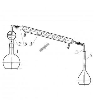Прибор для перегонки спирта
