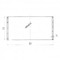 Обечайка стеклянная