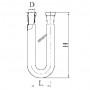 Трубка ТХ-У-1 U-образная