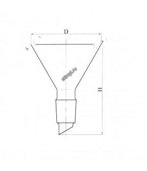 Воронка для порошков ВП